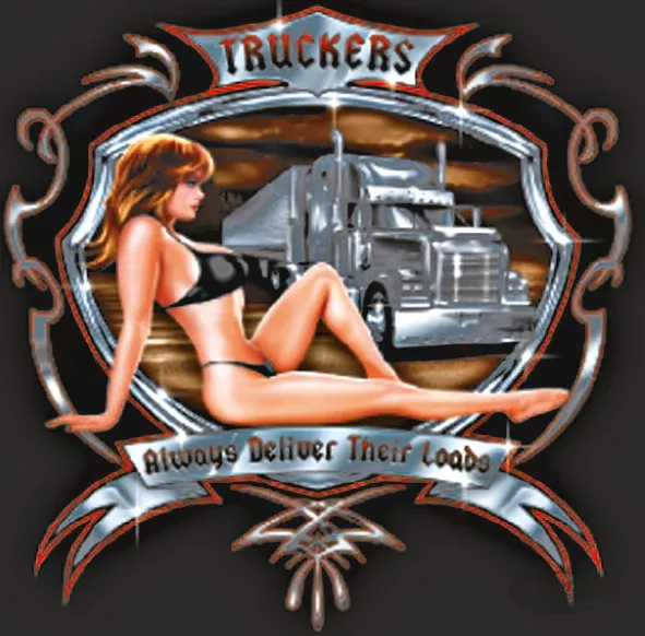 TRUCKERS DELIVER 6"X5.75" For Harley-Davidson