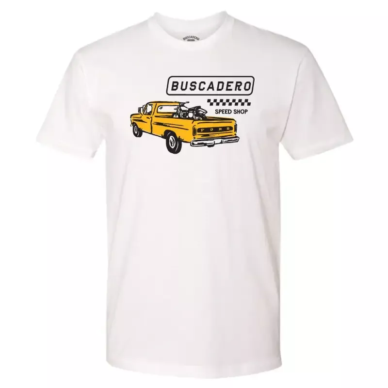 ‘Truckin’ White Lightweight Soft Tee
