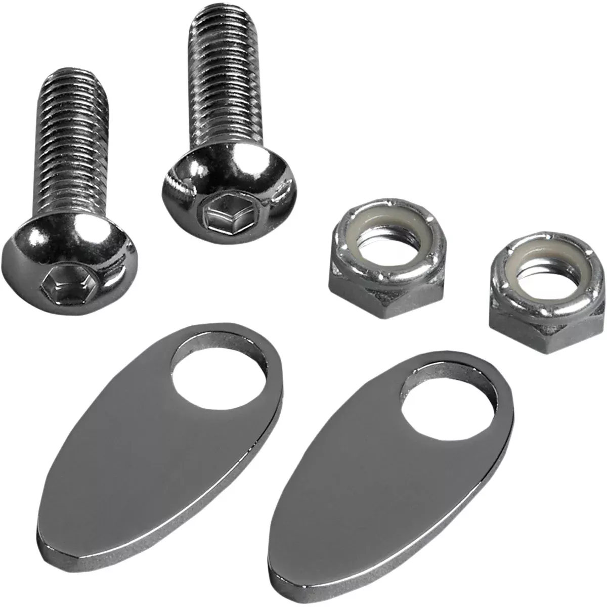 Turn Signal Covers, Strut Cover Plates for Haley-Davidson, Chrome