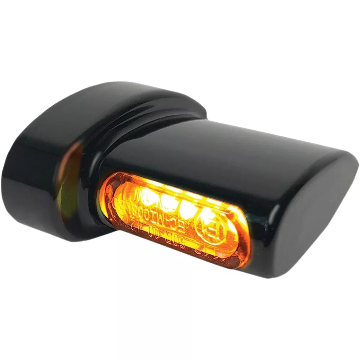 Turn Signals For Harley-Davidson Winglets Micro Rear Turn Signals Black ECE