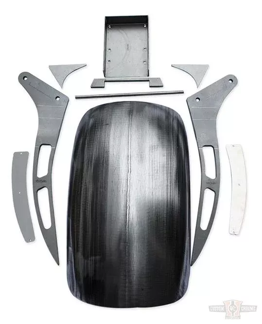 TXT, DIY Rear Fender Kit, New Line Short Cut Out FXSB, 260 Tire For Harley-Davidson
