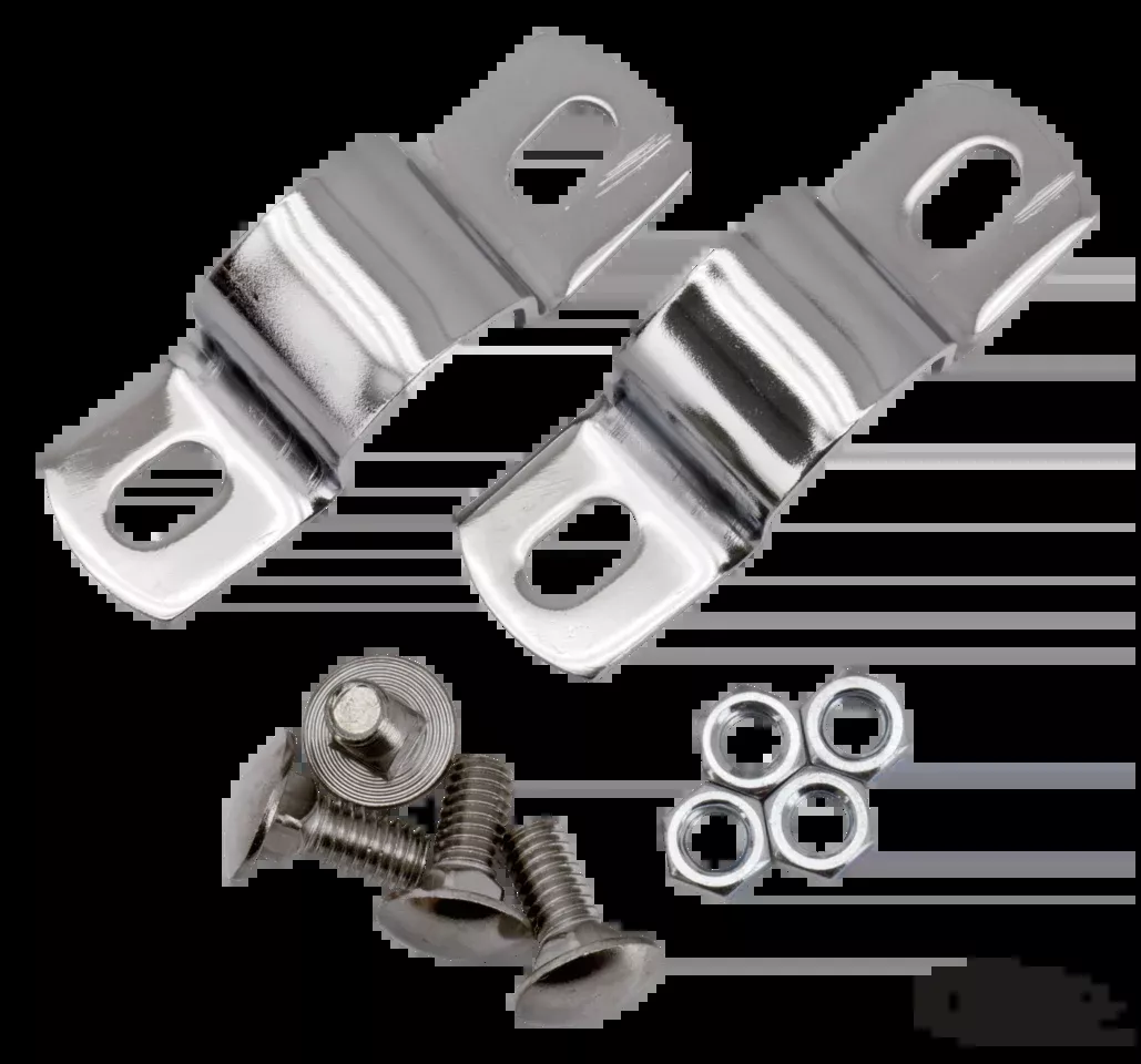 U-Clamps oil tank mount prkrzd BT36-54 For Harley-Davidson