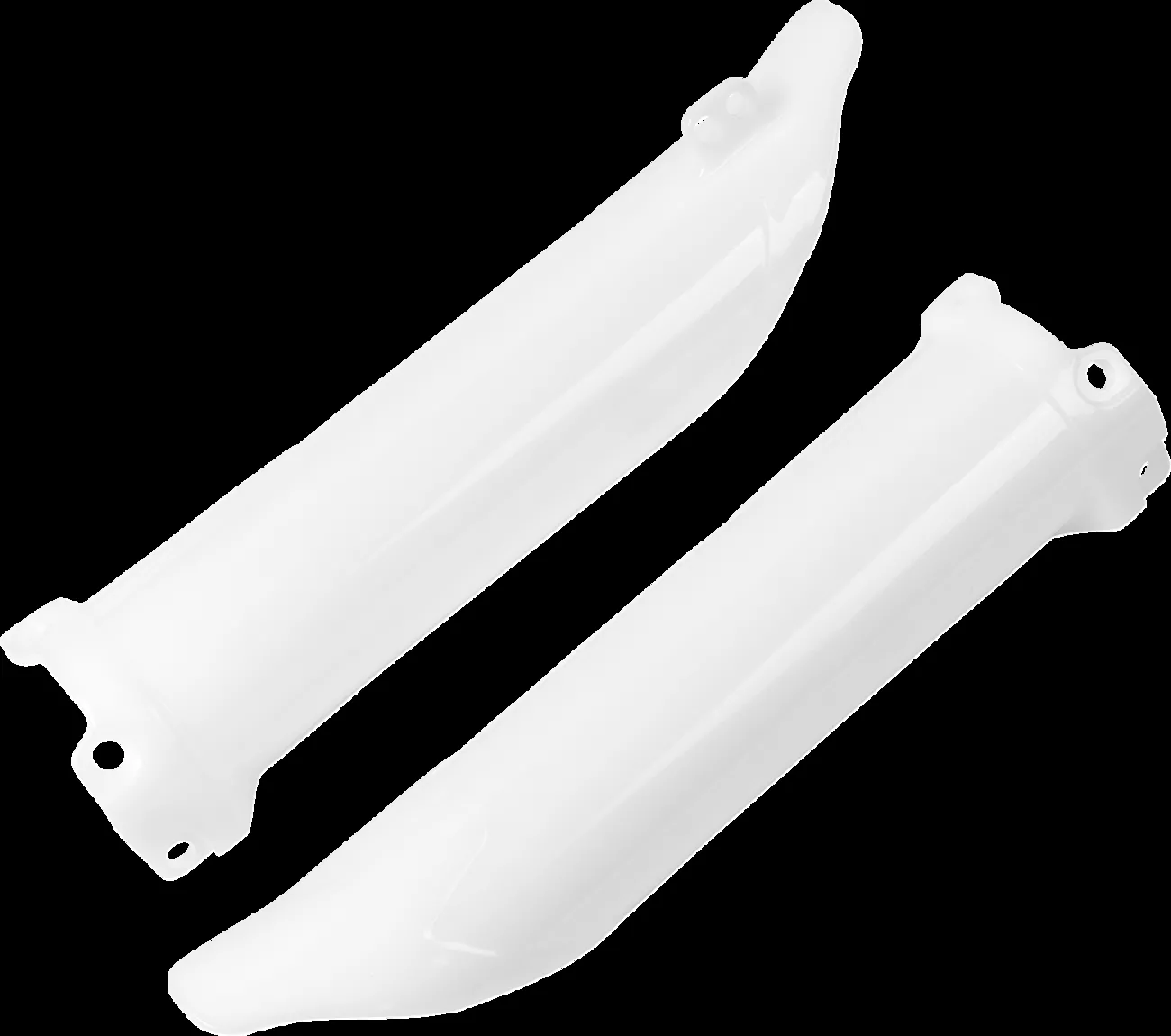 UFO Fork Tube Protectors - White by UFO, Part Number KA04763#280