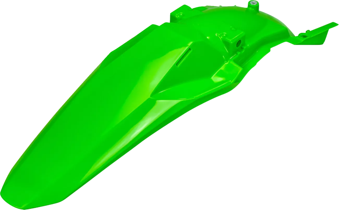 UFO Restyled Rear Fender for Motorcycles - Fluorescent Green KA04759#AFLU by UFO