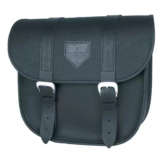 Universal Longride Iparex CIL130 Black Smooth Saddlebags for Harley Davidson