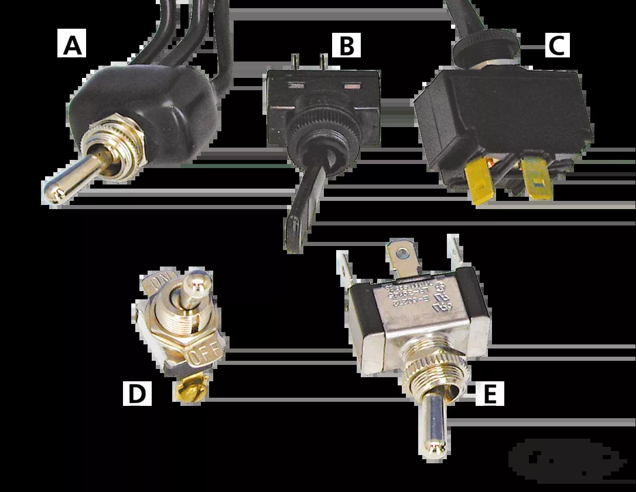 Universal Toggle Switch, 3-position For Harley-Davidson