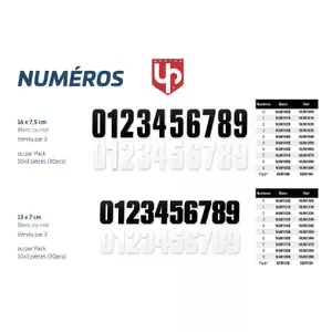 UP DesignSet of 3 motorcycle stickers Numeros (3)