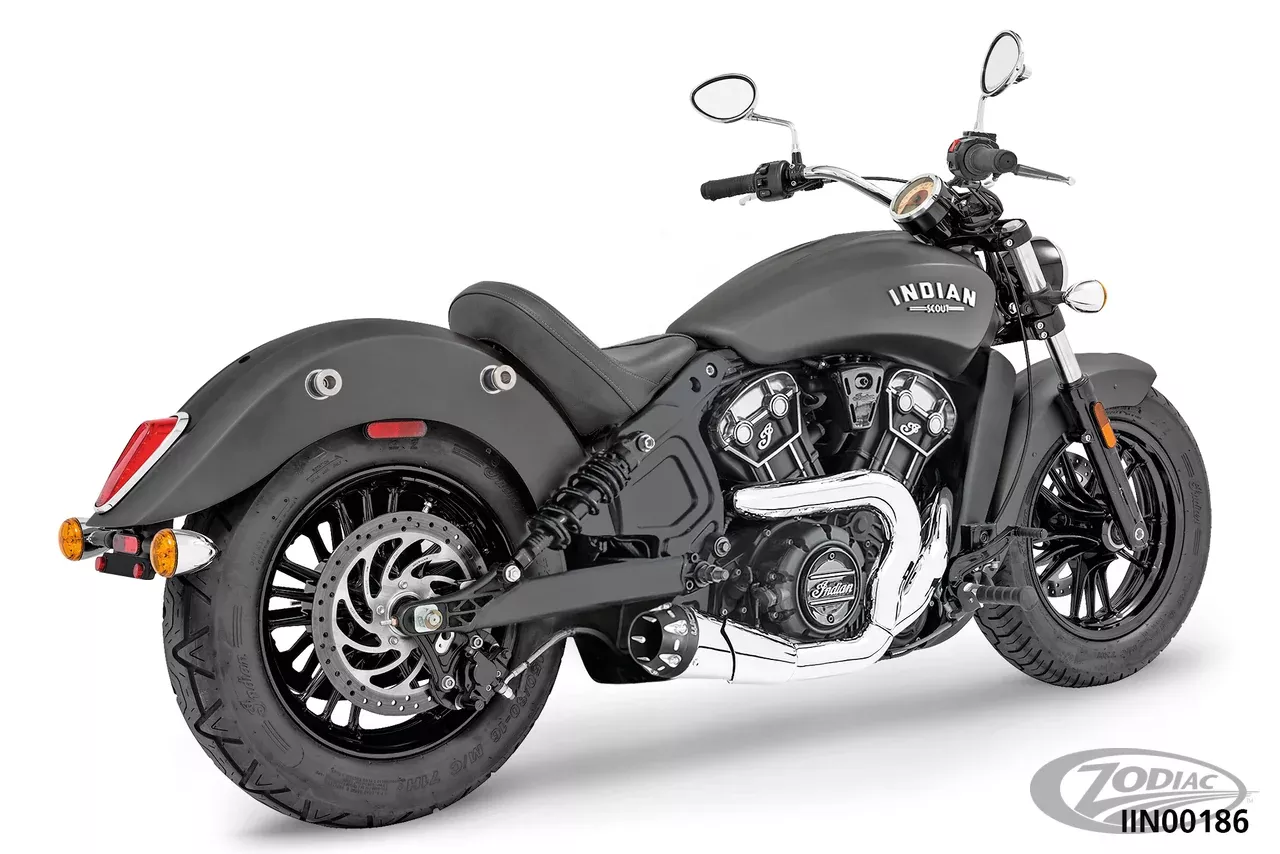 US OUTLAW LOW 2-1 CH/SCLPTD SCOUT14-UP For Harley-Davidson