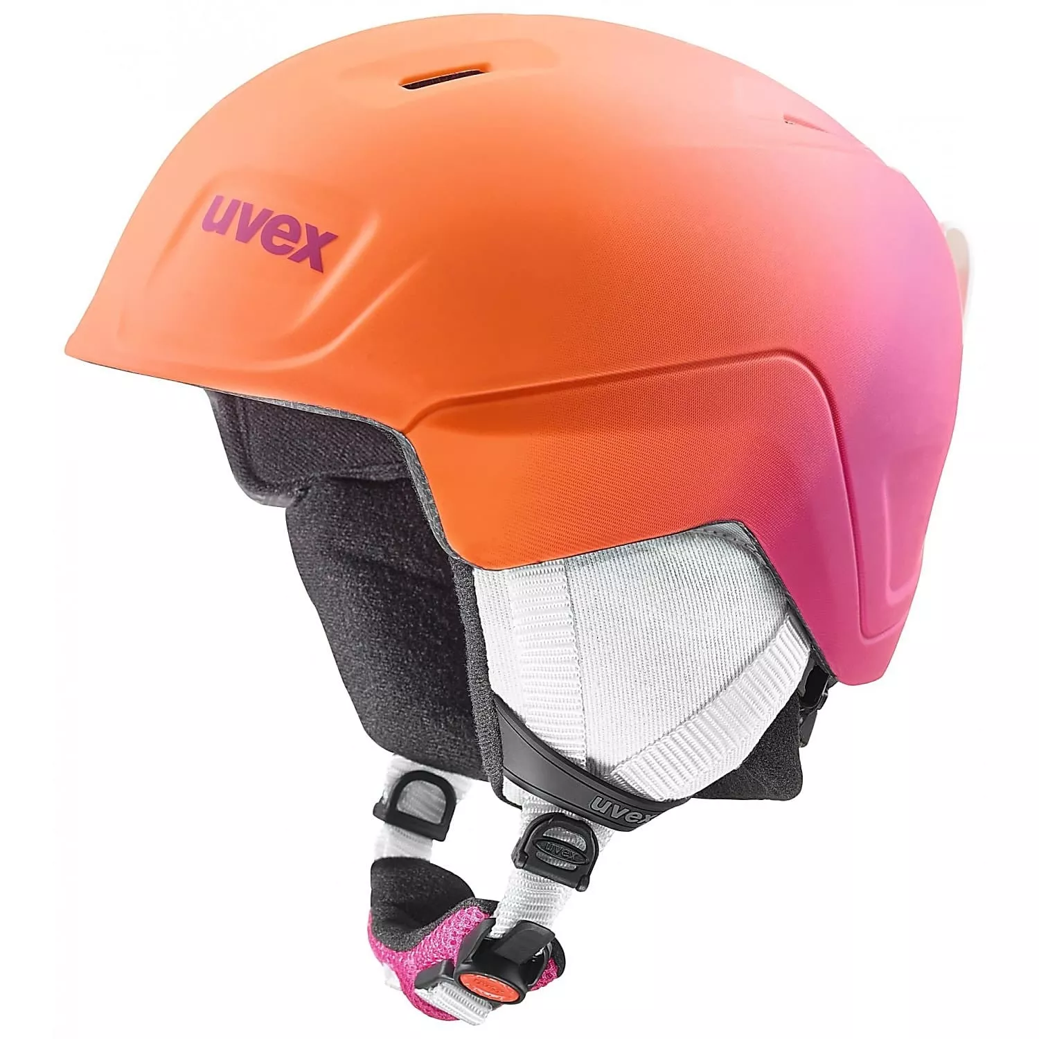 UVEX MANIC PRO PINK-ORANGE MET MAT helmet