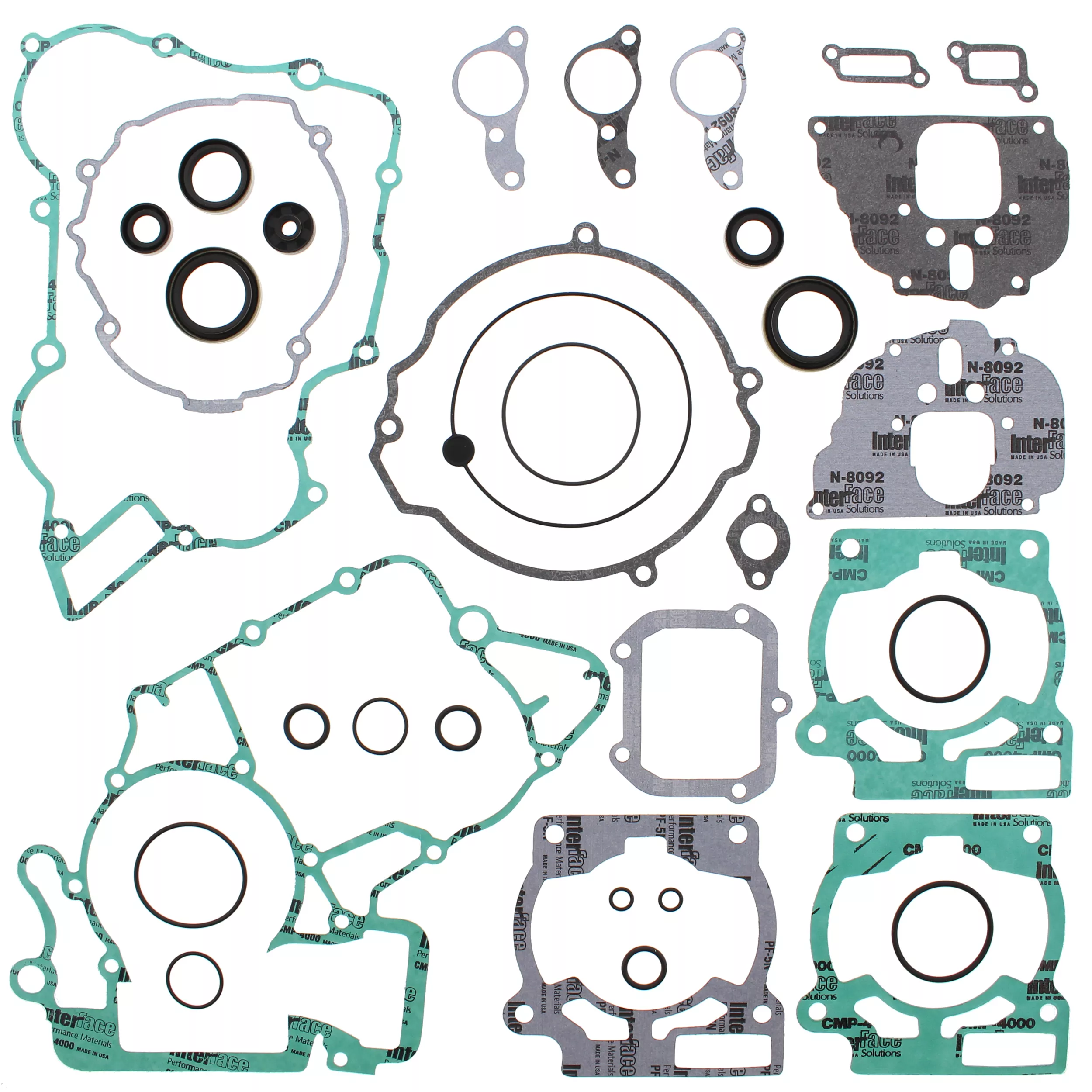 VERTEX Complete Gasket Set with Oil Seals for Husqvarna & KTM 125 Models - Part 811309