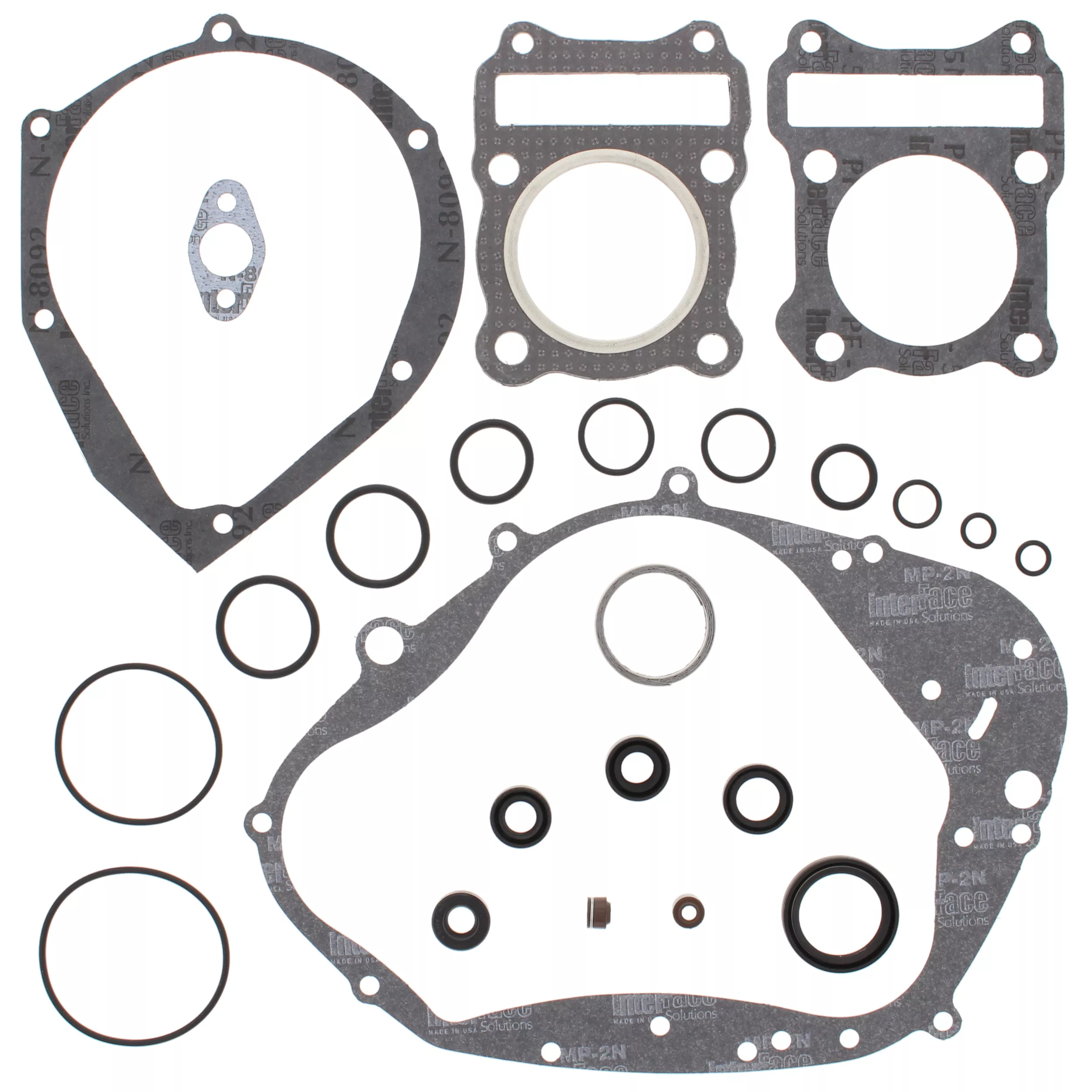 VERTEX Complete Gasket Set with Oil Seals for Kawasaki KLX125 and Suzuki DR-Z125