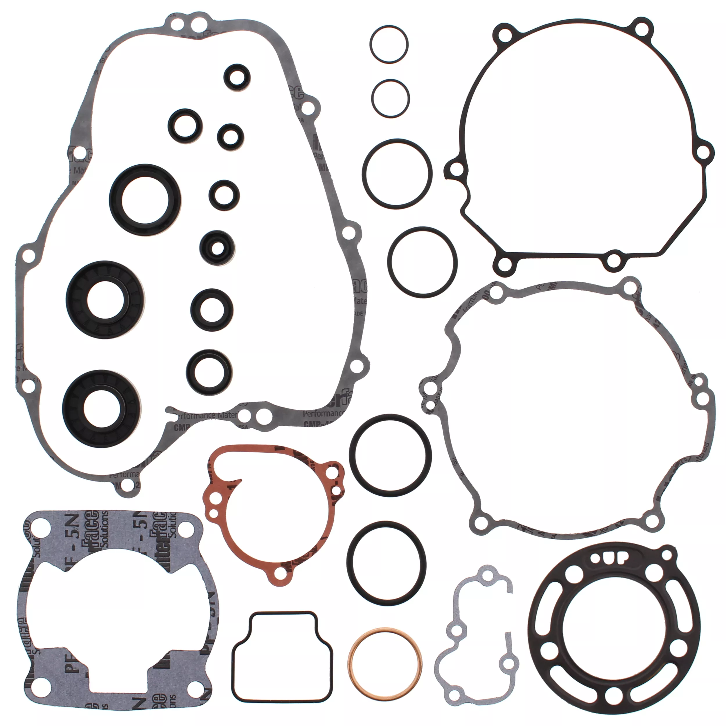 VERTEX Complete Gasket Set with Oil Seals for Kawasaki KX100 (2006-2013) * Part 811418