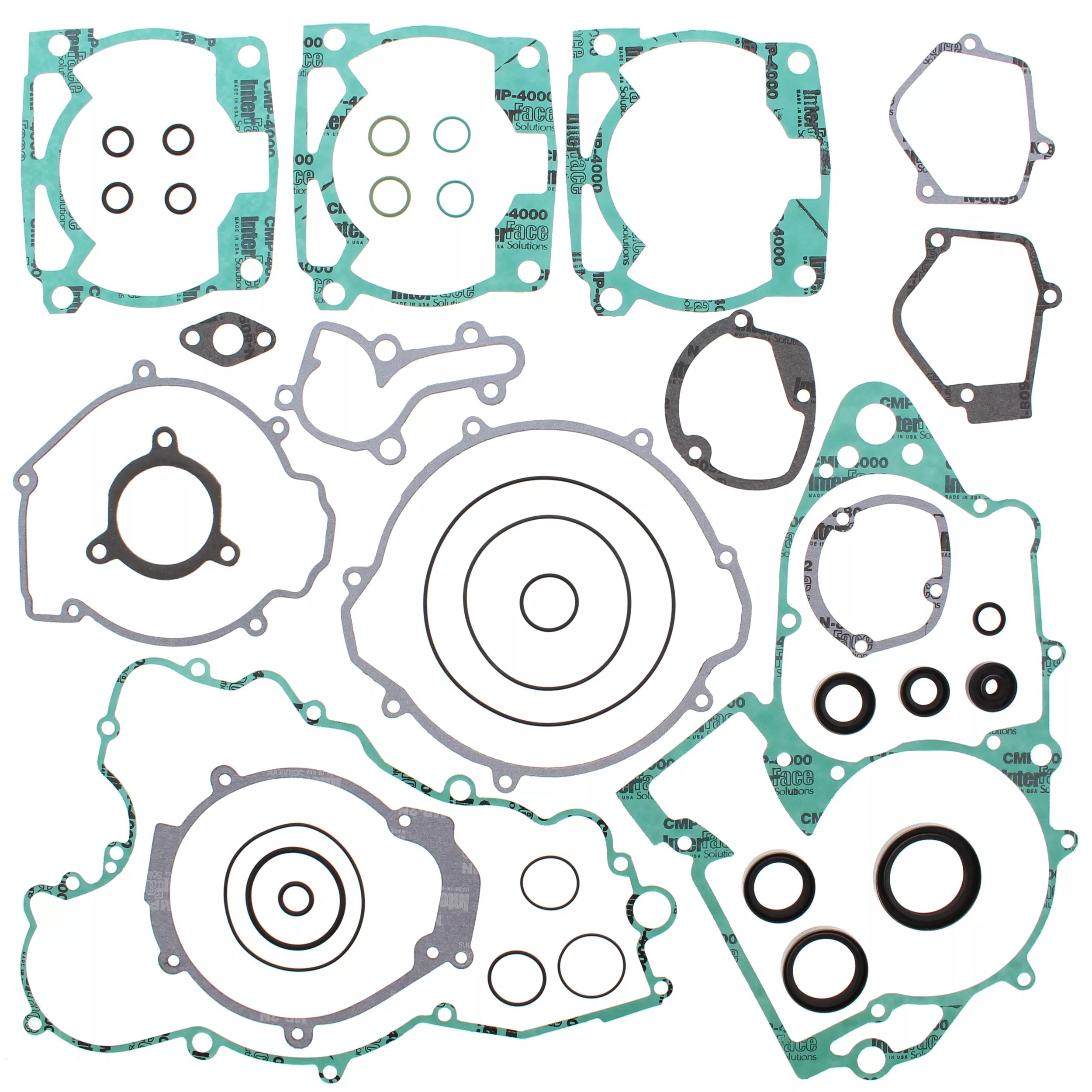 VERTEX Complete Gasket Set with Oil Seals for KTM 300 SX and EXC (1994-2002)