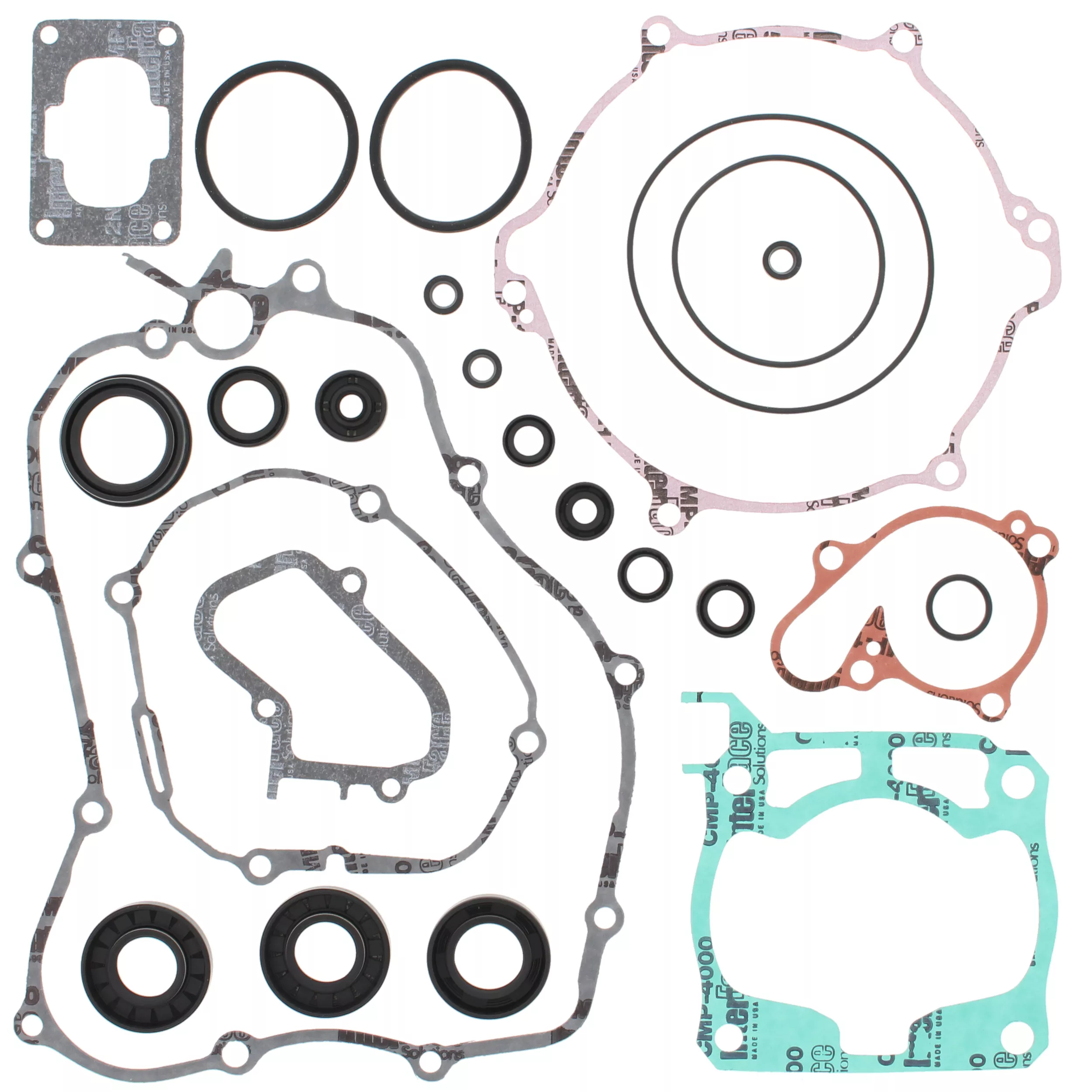 VERTEX Complete Gasket Set with Oil Seals for Yamaha YZ125 (2005-2014)