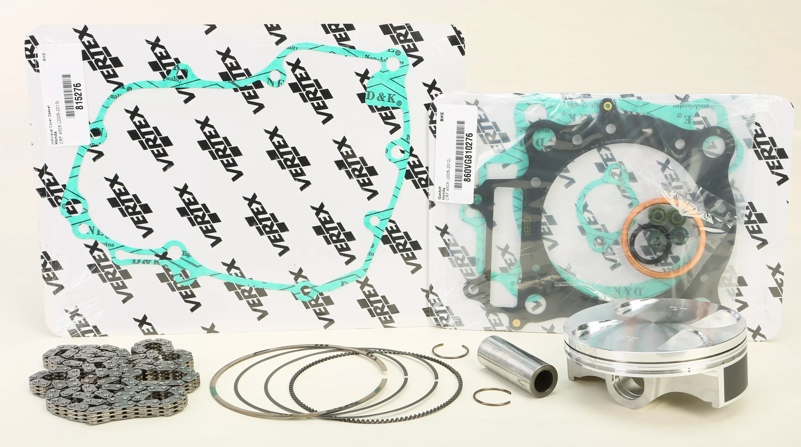 Vertex VTKTC23003B-1 Forged Top End Kit for Honda CRF450X (2005-2016)