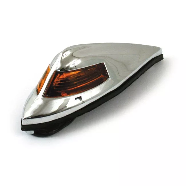 Vintage Antique Style Front Fender Light Amber For Harley-Davidson