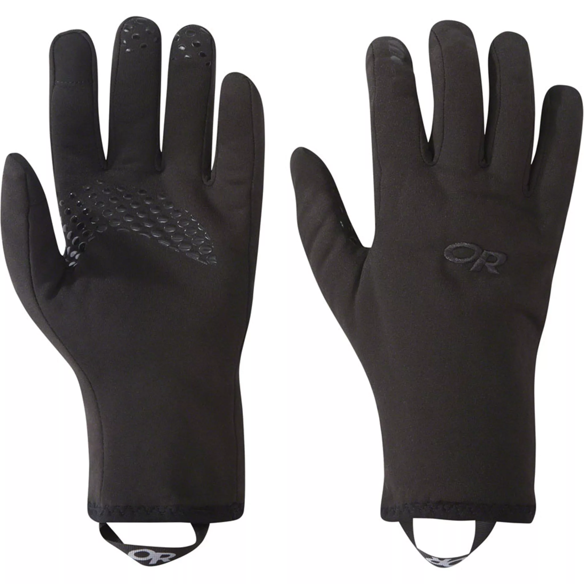 Waterproof Liner Gloves - Black, Full Finger, X-Small