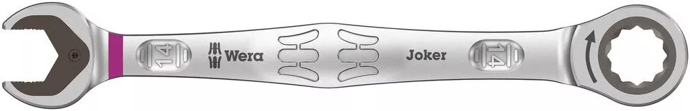 Wera Tools - 6000 Joker Ratcheting combination wrenches, 14 x 188 mm