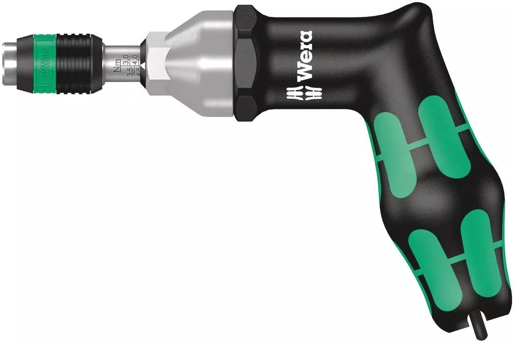 Wera Tools - Series 7400 Kraftform pistol grip, adjustable torque screwdrivers (3.0-8.8 Nm) with Rapidaptor quick-release chuck, art. no. 7443 x 4.0-8.8 N m