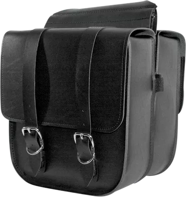WILLIE & MAX LUGGAGE Adjustable Saddlebag - Standard - Black 58301-00