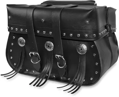 WILLIE & MAX LUGGAGE American Classic Saddlebag - Adjustable - Black 58380-00