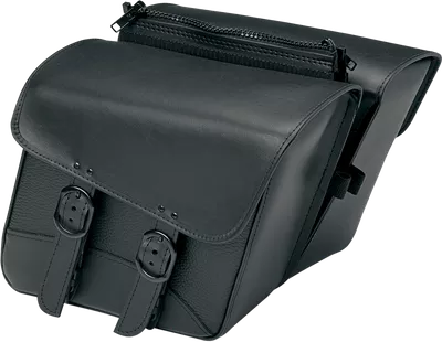 WILLIE & MAX LUGGAGE Compact Black Jack Saddlebag - Slant - Small 59588-00