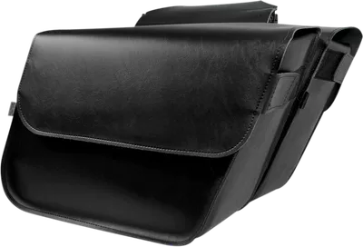WILLIE & MAX LUGGAGE Raptor Saddlebag - Black - Super Slant 58803-00