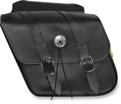 WILLIE & MAX LUGGAGE Slant Compact Saddlebag - Black 58707-00