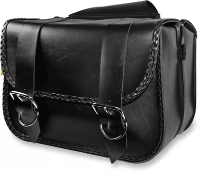 WILLIE & MAX LUGGAGE Touring Braided Saddlebags - Black 58330-20
