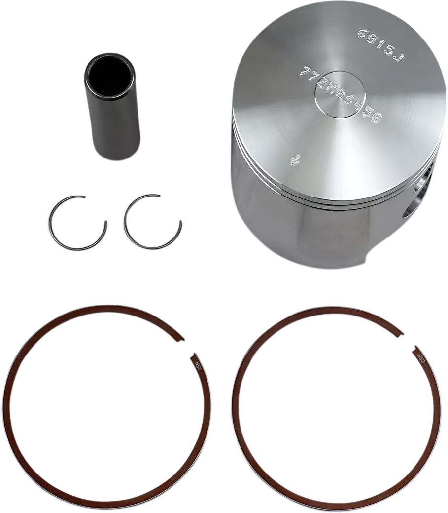 WISECO Piston Kit for Yamaha RT180 64.50 mm - High-Performance 2-Stroke Engine Replacement
