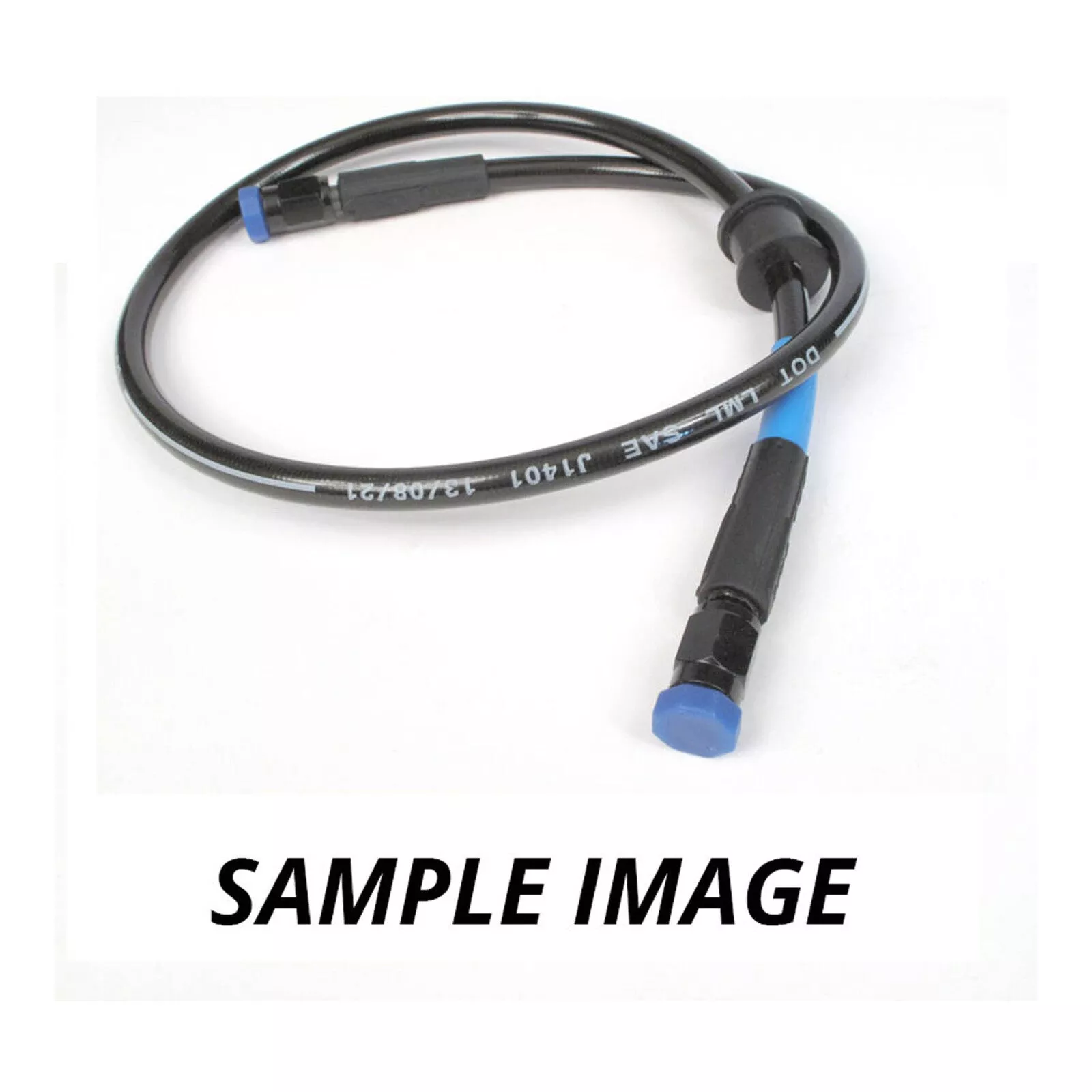 WMP Premade Brake Line - 1500mm - (Dark Smoke)