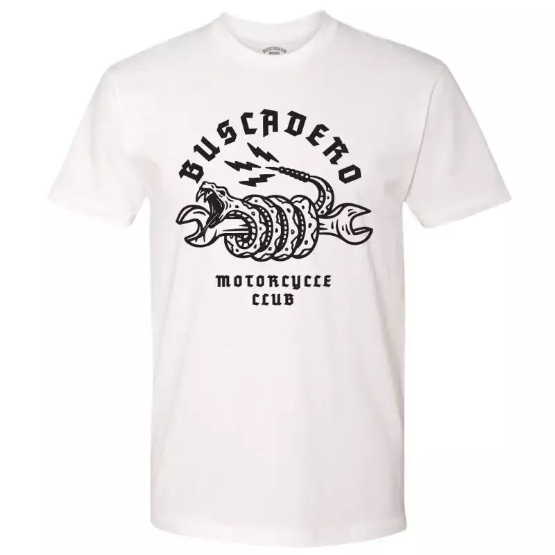 ‘Wrench Rattler’ White Lightweight Soft Tee