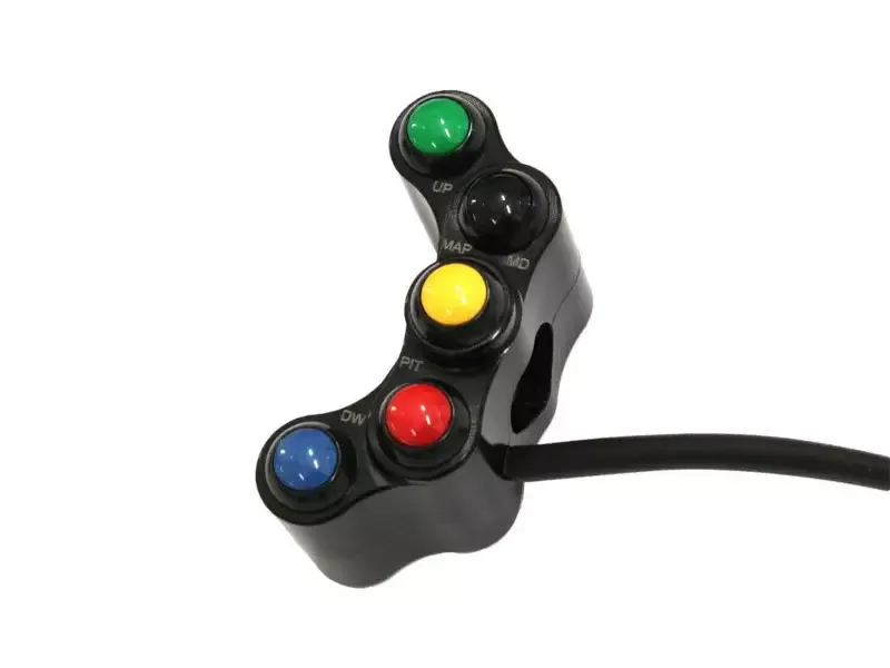 WRS 7 BUTTON LEFT RACING SWITCH DUCATI PANIGALE V4 2018-23 / V4S 2018-23 / V4R 2019-20 / V4R 2023 / STREETFIGHTER V4-S 2020-21