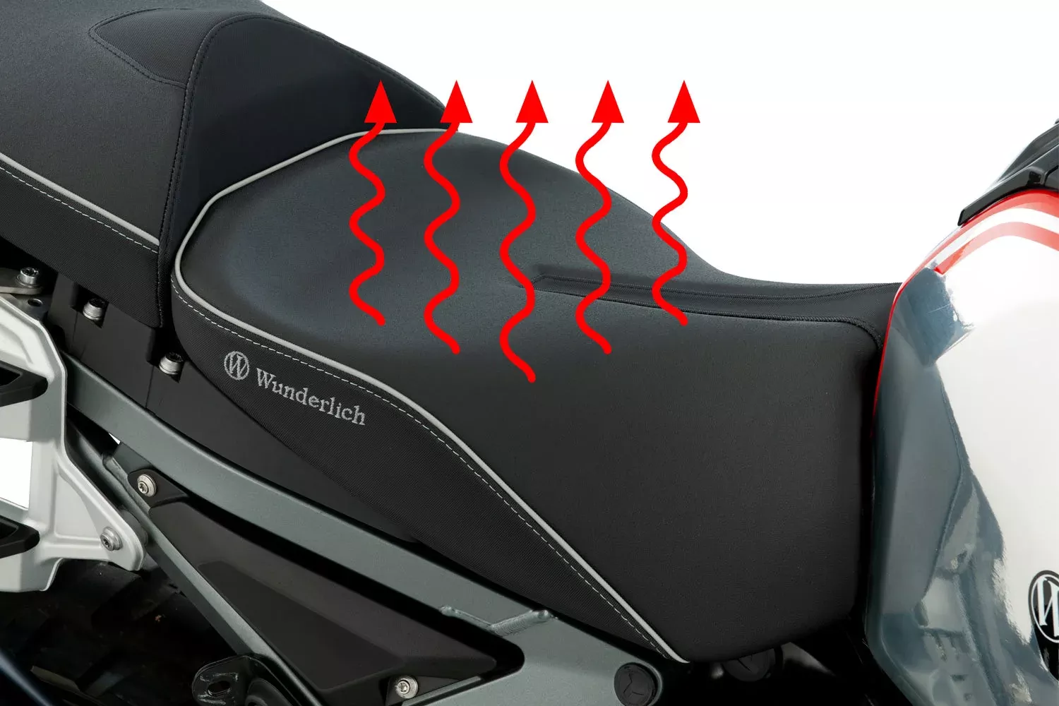 Wunderlich - Aktivkomfort Rider Seat - with Smart Plug & Play Seat Heating for R 1300 GS ADV.
