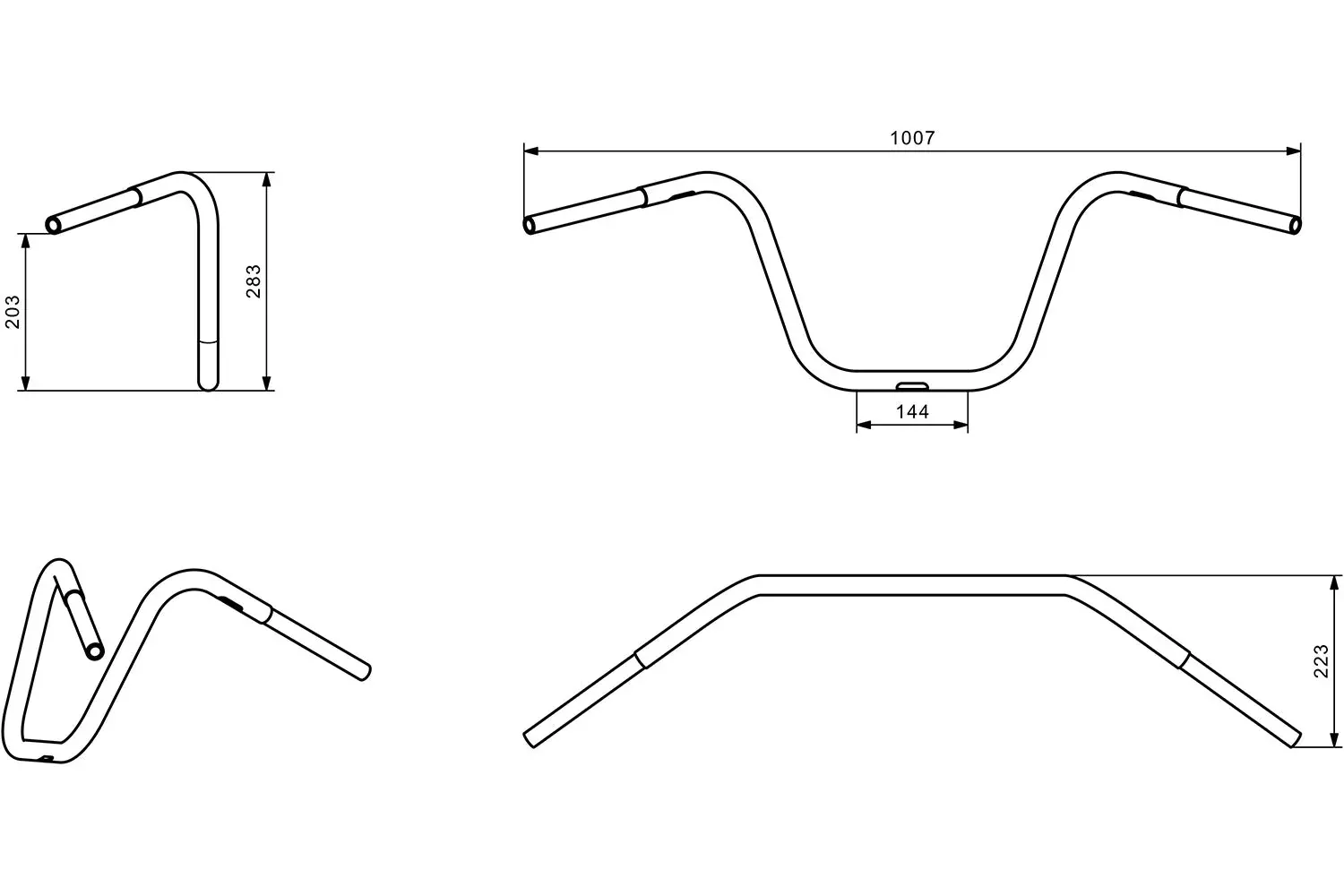 Wunderlich - Ape Hanger Handlebar