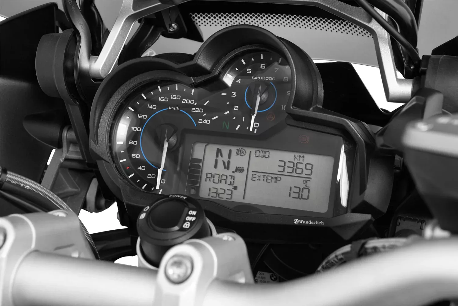 Wunderlich - Cockpit Glare Protection for BMW R 1200 GS LC (2013 - 2016) + ADV