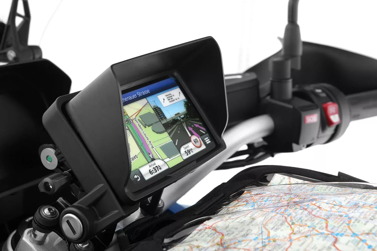 Wunderlich - Device Sun Shade OEM Navigator VI for BMW C 600 Sport (-2015)