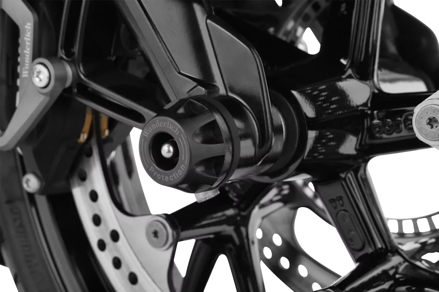 Wunderlich - “Doubleshock” Axle Protection Pads for BMW K 1200 R