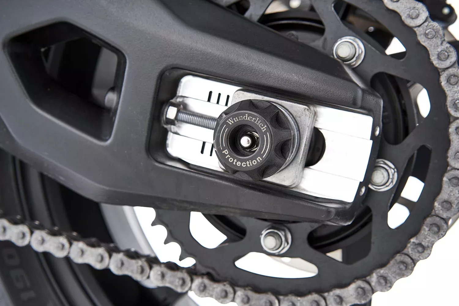 Wunderlich - “Doubleshock” Axle Protection Pads for BMW S 1000 XR (2020-2023) / M 1000 XR
