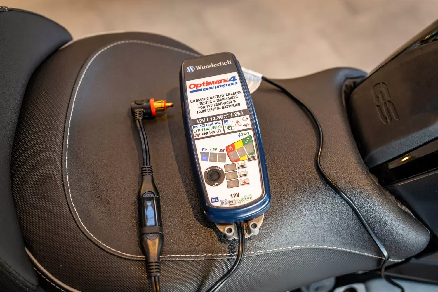 Wunderlich - Edition Battery Charger Optimate 4 Quad-Program Canbus Edition
