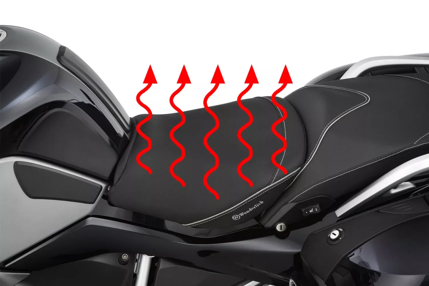 Wunderlich - Ergo Rider Seat With Seat Heating And Gel Insert (#30930)