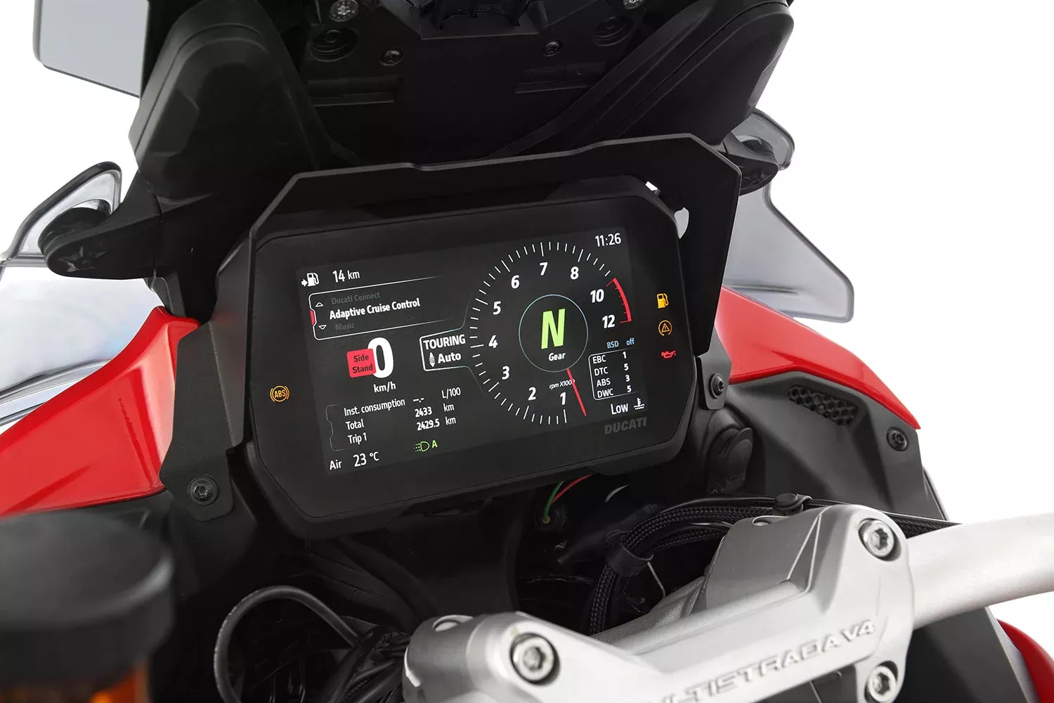 Wunderlich - Glare Shield For Cockpit for Ducati Multistrada V4 S
