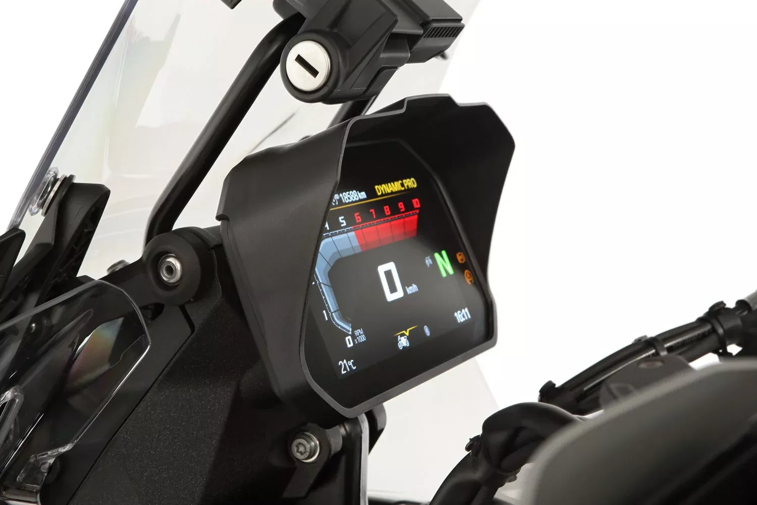 Wunderlich - Glare Shield For Cockpit TFT 6.5 Inch for BMW R 1200 GS LC (2017-)