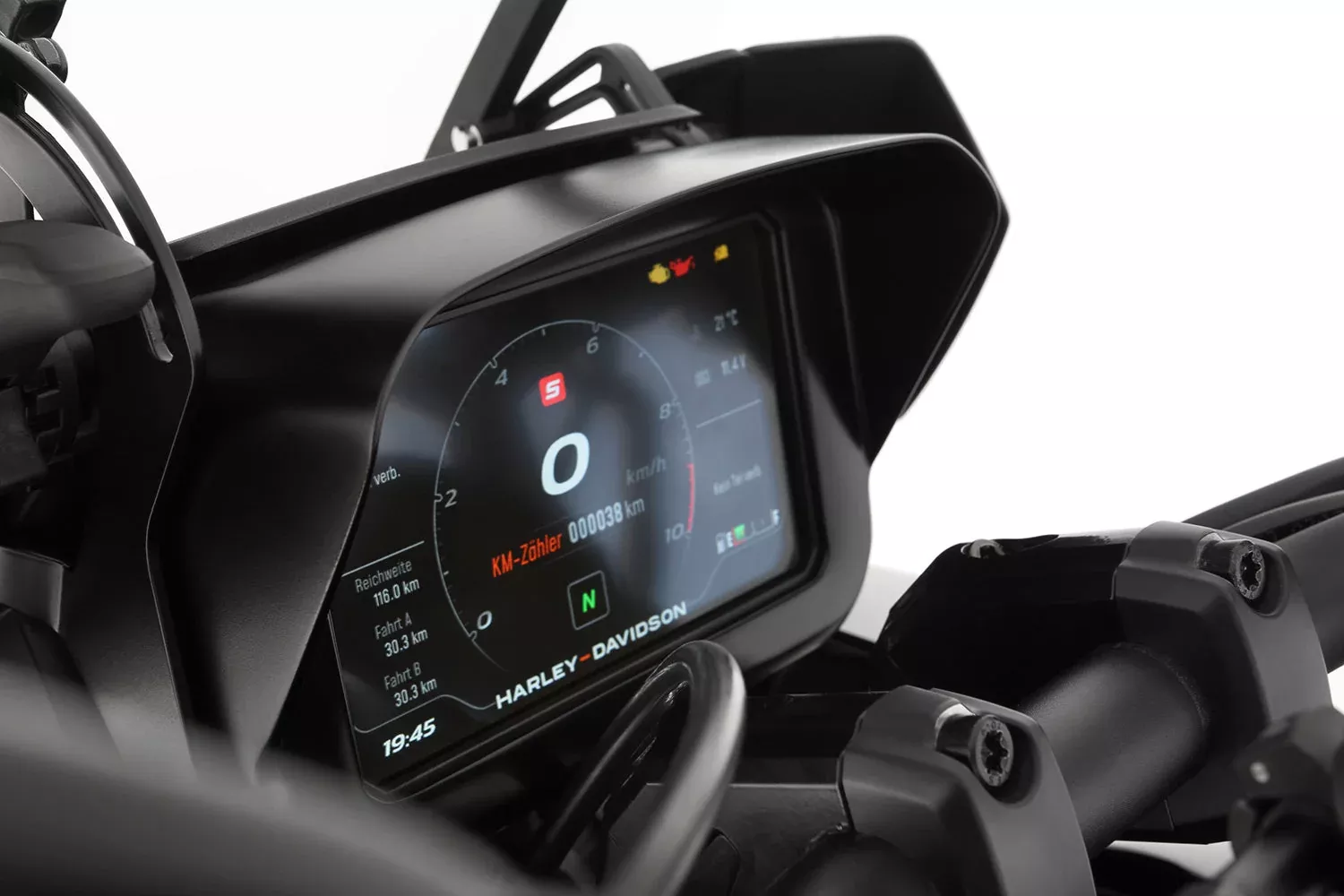 Wunderlich - Glare Shield For TFT 6,8” Cockpit for Harley Pan America 1250