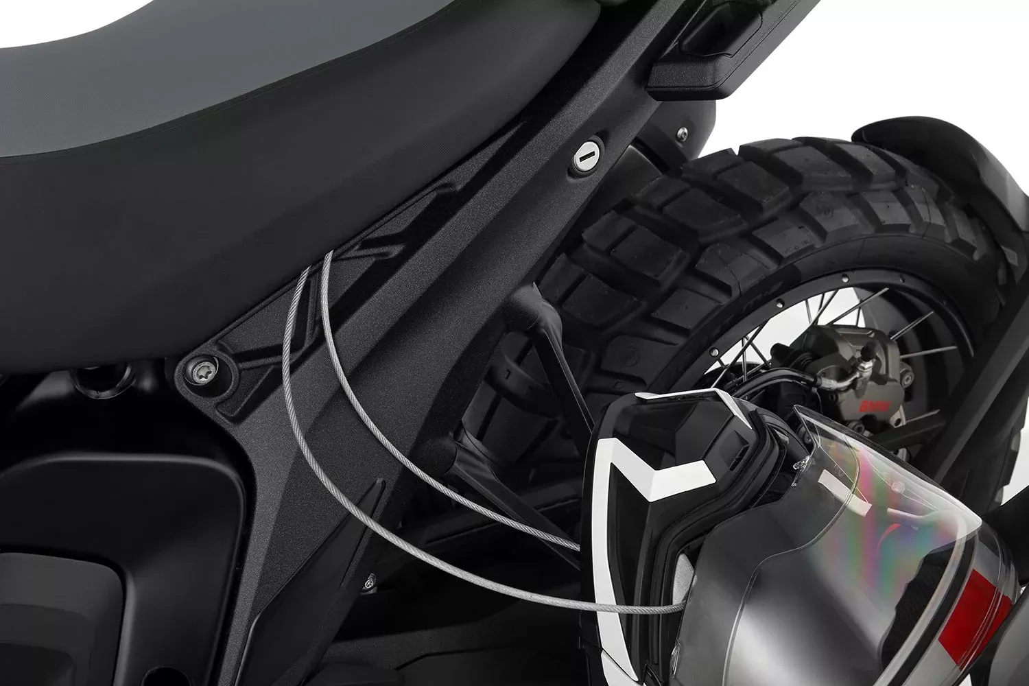 Wunderlich - Helm-Lock Helmet Anti-Theft Protection for BMW R 1300 GS