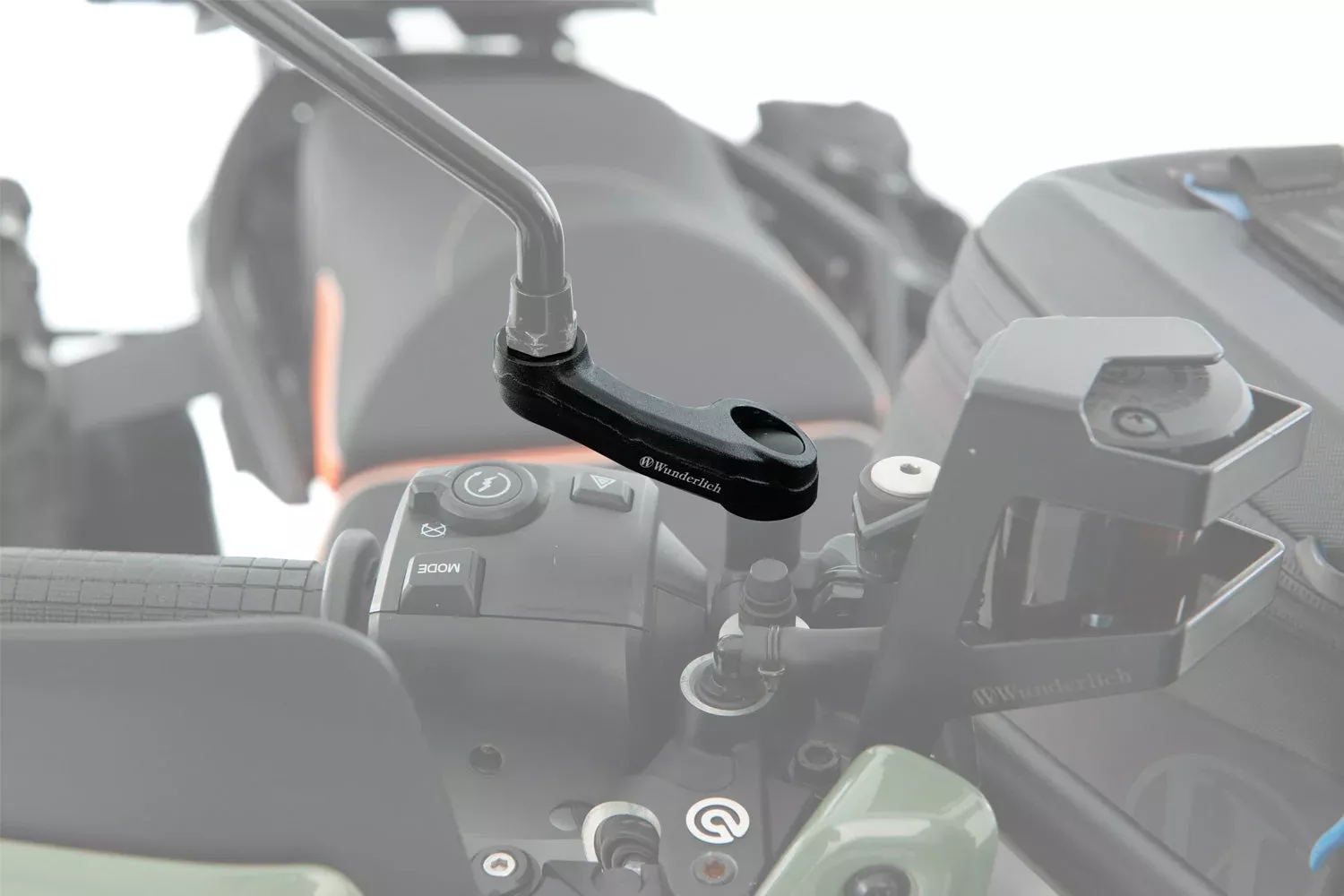 Wunderlich - Mirror Adapter Up + Wide for Harley Pan America 1250