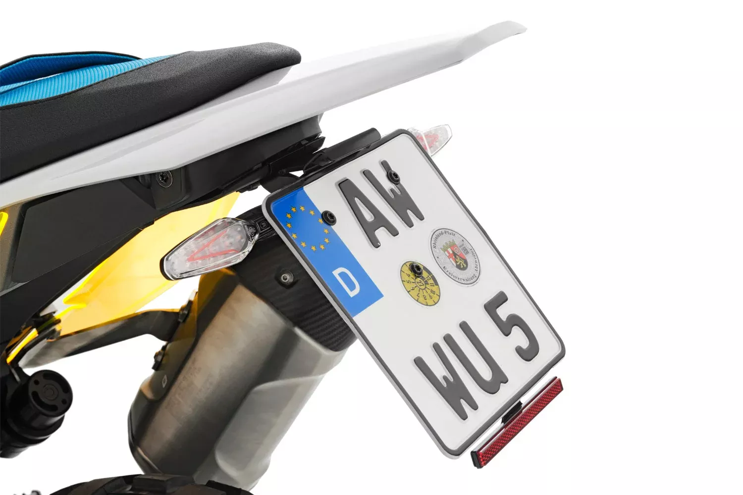 Wunderlich - Number Plate Holder For Models With Luggage Rack