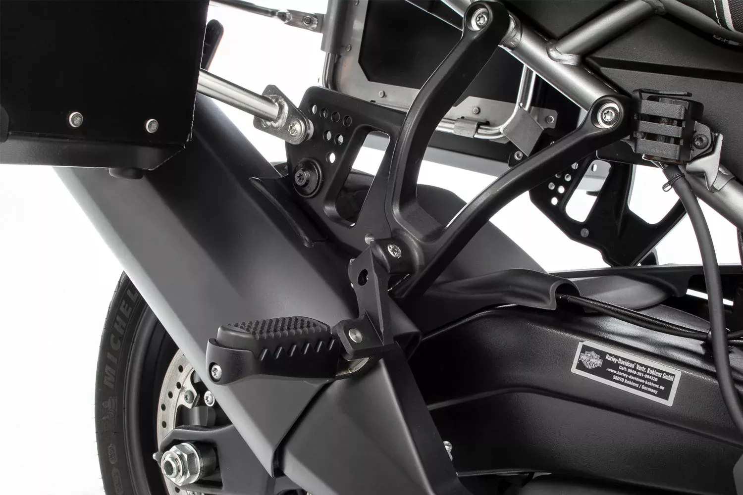 Wunderlich - Passenger Footrest Lowering for Harley Pan America 1250