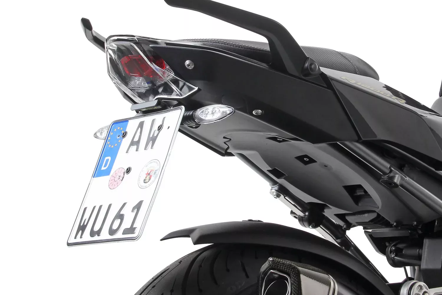 Wunderlich - Signal Bracket License Plate Holder For OEM Blinker