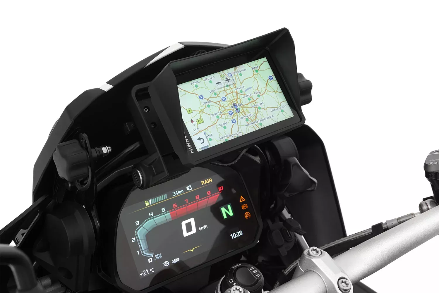 Wunderlich - Sun Visor For The Garmin Zumo XT for BMW C 600 Sport (-2015)